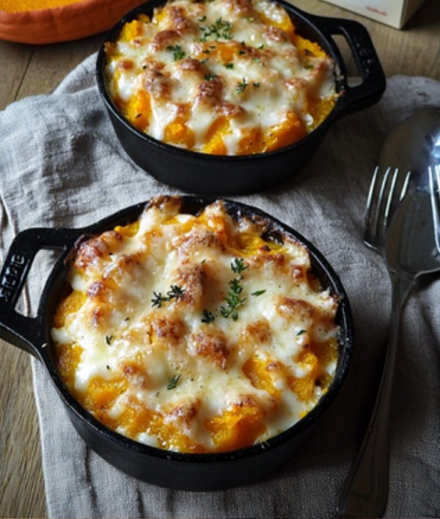 Gratin Fondant de Butternut au Camembert