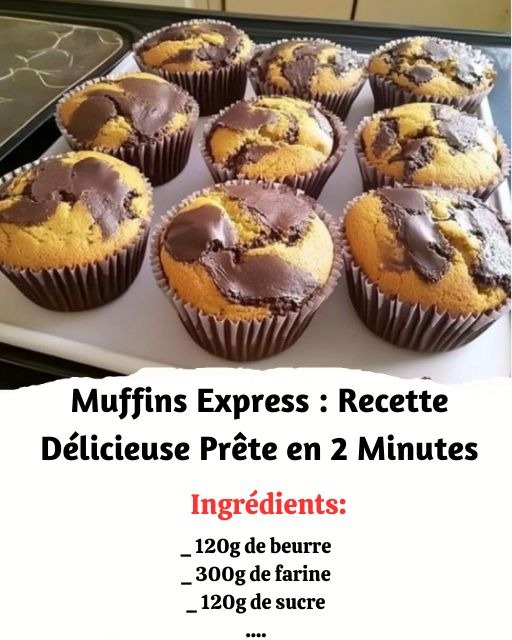 Muffins Express : Recette Délicieuse Prête en 2 Minutes