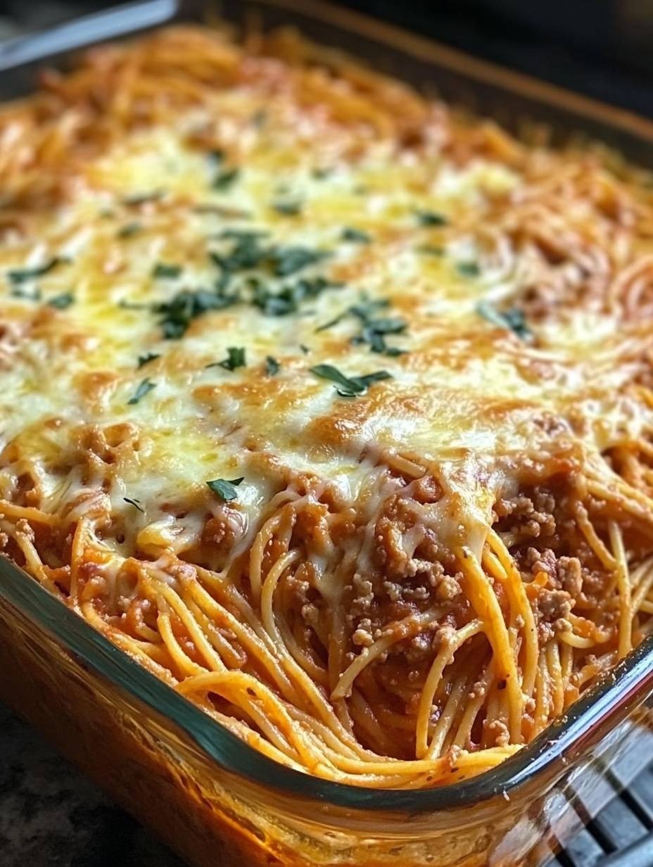 délicieux Million Dollar Spaghetti Casserole