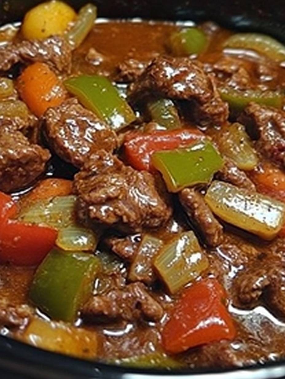 sauté de boeuf aux poivrons