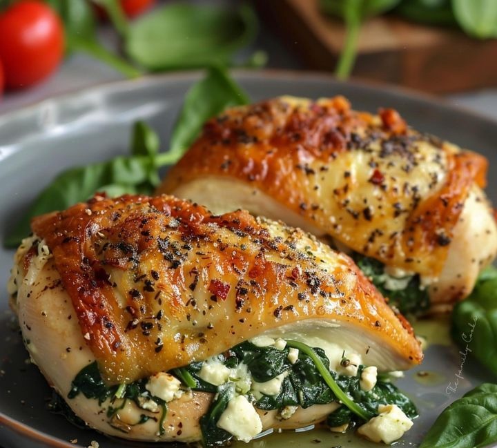 Poulet Farcis à la Ricotta et aux Épinards