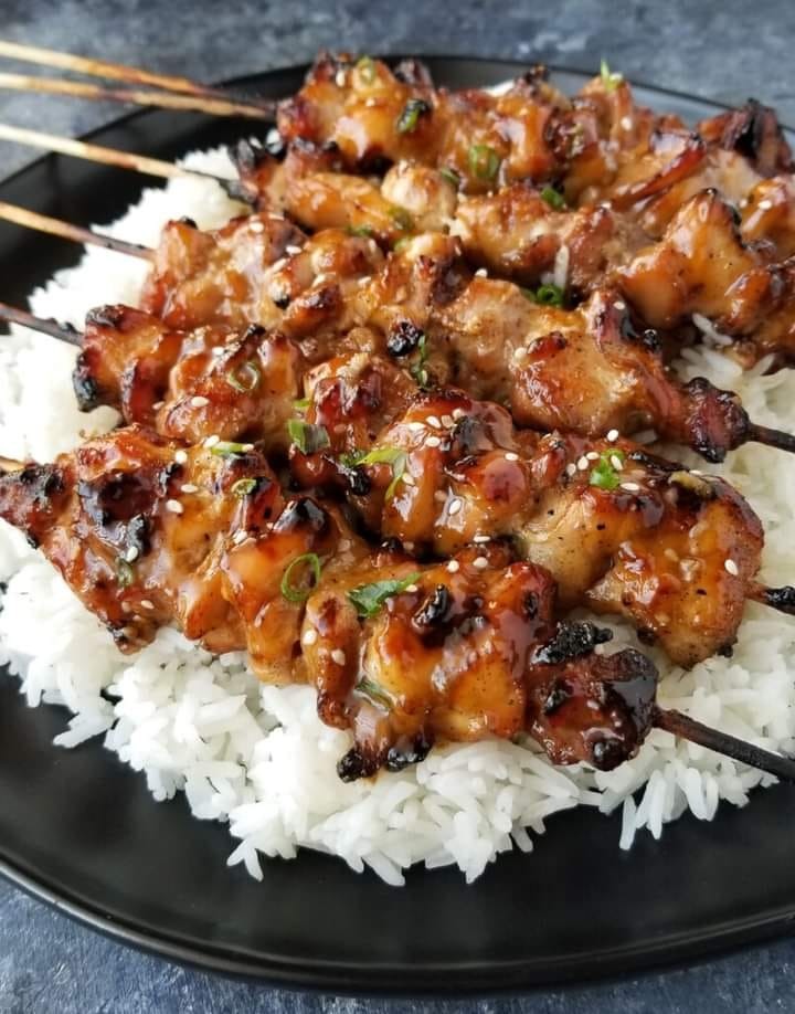 Brochettes de poulet Teriyaki