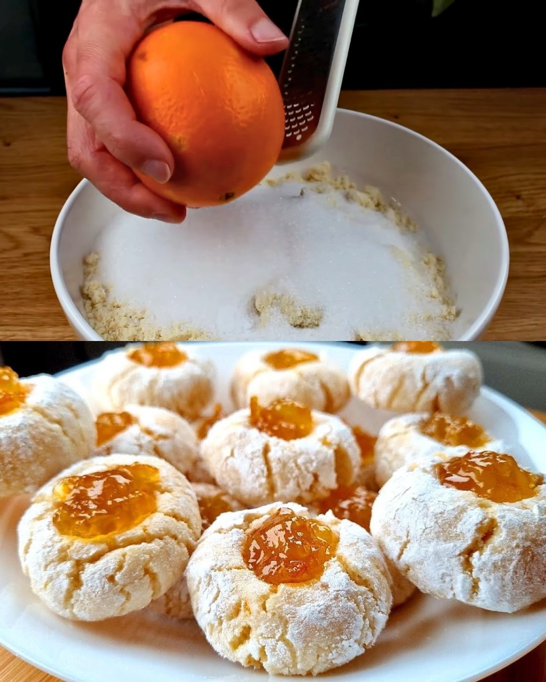 Recette de biscuits à l’orange et aux amandes