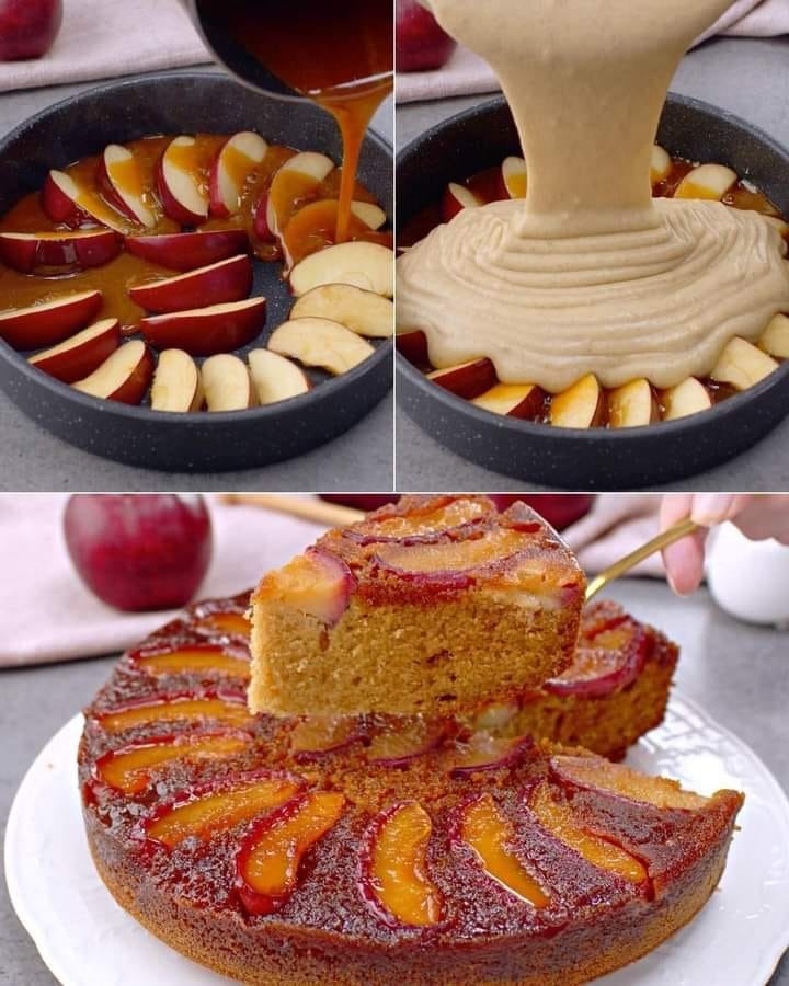 TARTE AUX POMMES INVERSÉE