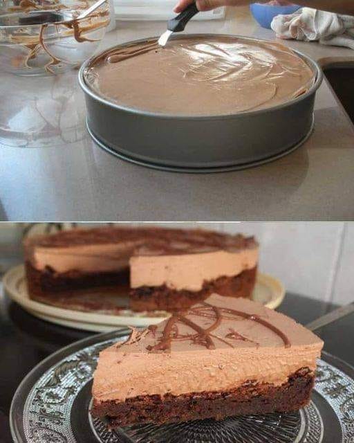 Gâteau mousse au chocolat facile