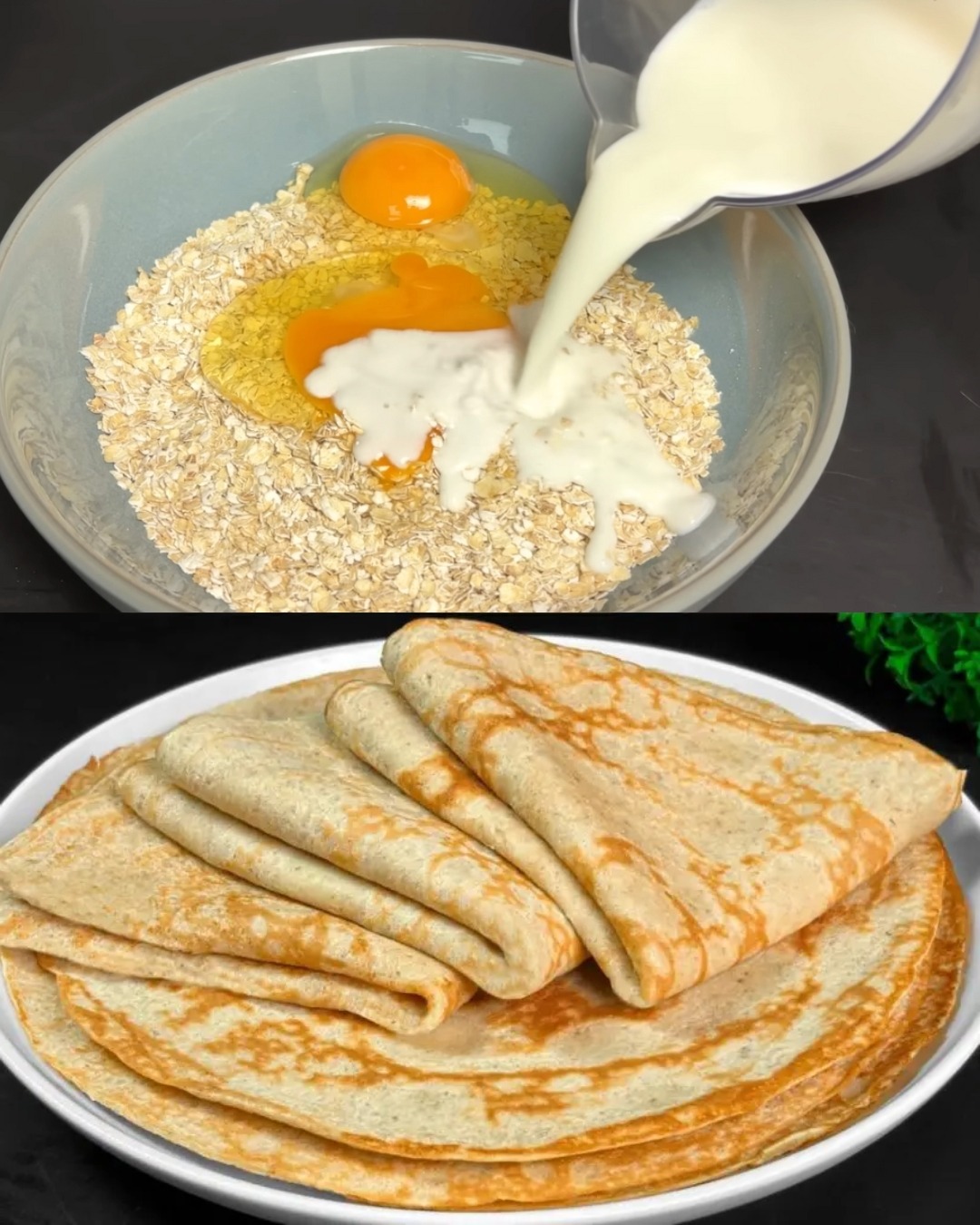 Recette de crêpes à l’avoine