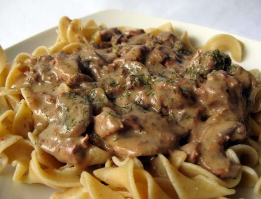 Boeuf Stroganoff léger