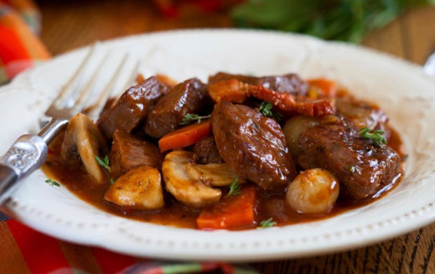 Boeuf bourguignon léger