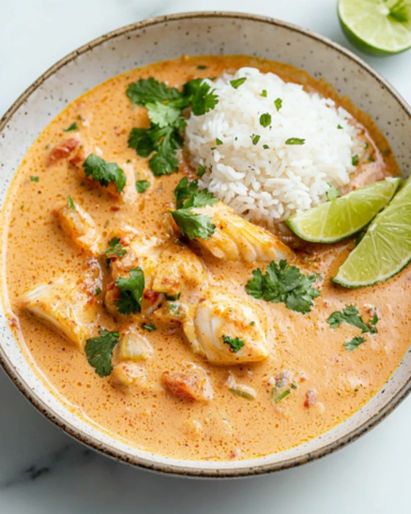 Curry de Poisson et Lait de Coco