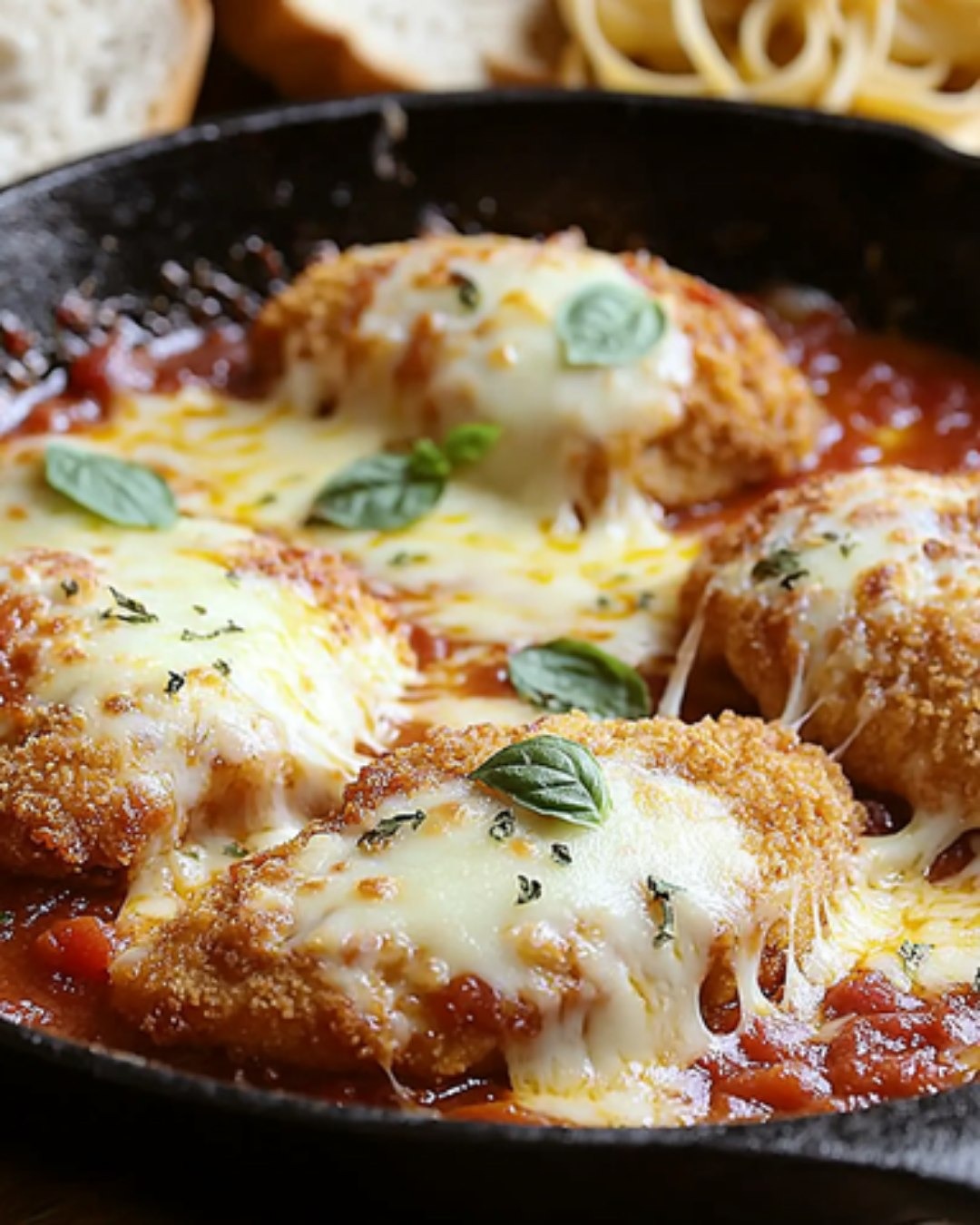 Filets de Poulet à la Parmigiana 