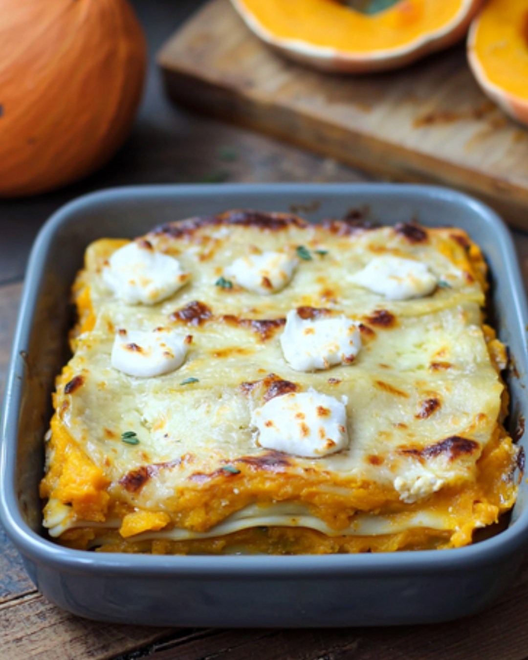 Lasagnes au Potimarron et Chèvre