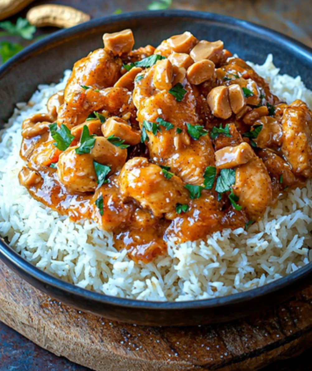 Poulet Mafé : Poulet au Beurre de Cacahuètes (Arachide)